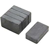first4magnets F02510-5 40 x 25 x 10 mm con texto en inglés Y30BH imán de ferrita con 3 kg tirador (5 UNIDADES)